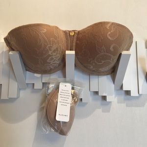Natori strapless (multiway straps) bra 34B Nude